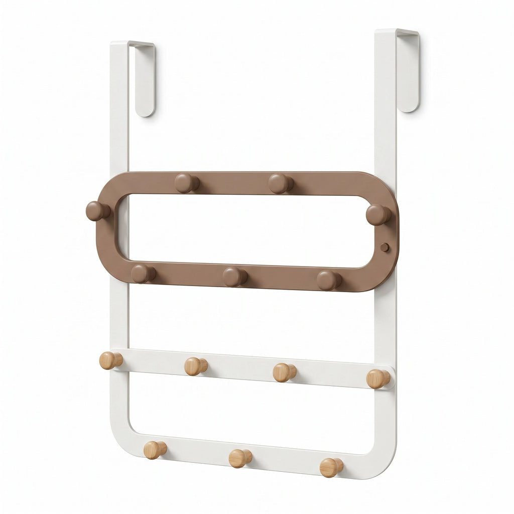 Porte-serviette Paroi Douche Bois 7