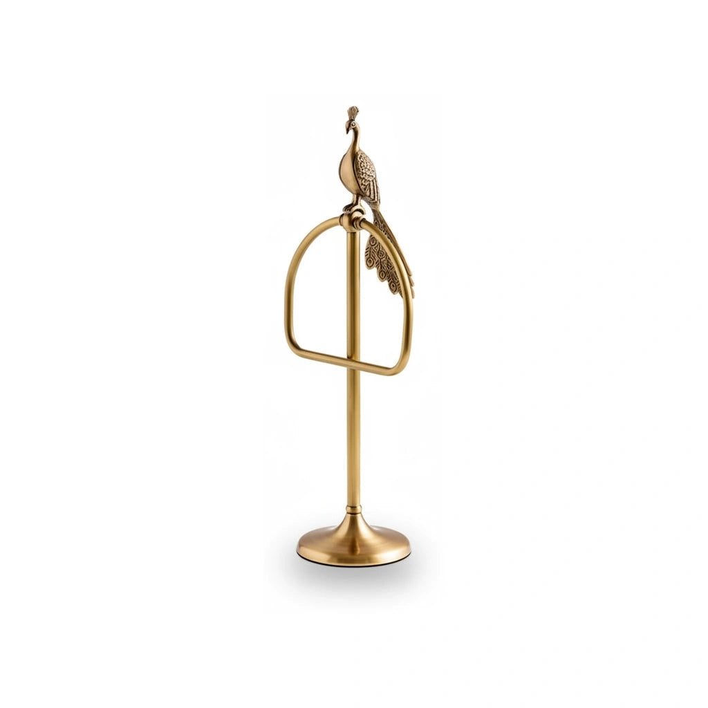 Porte-serviette Sur Pied Laiton 1