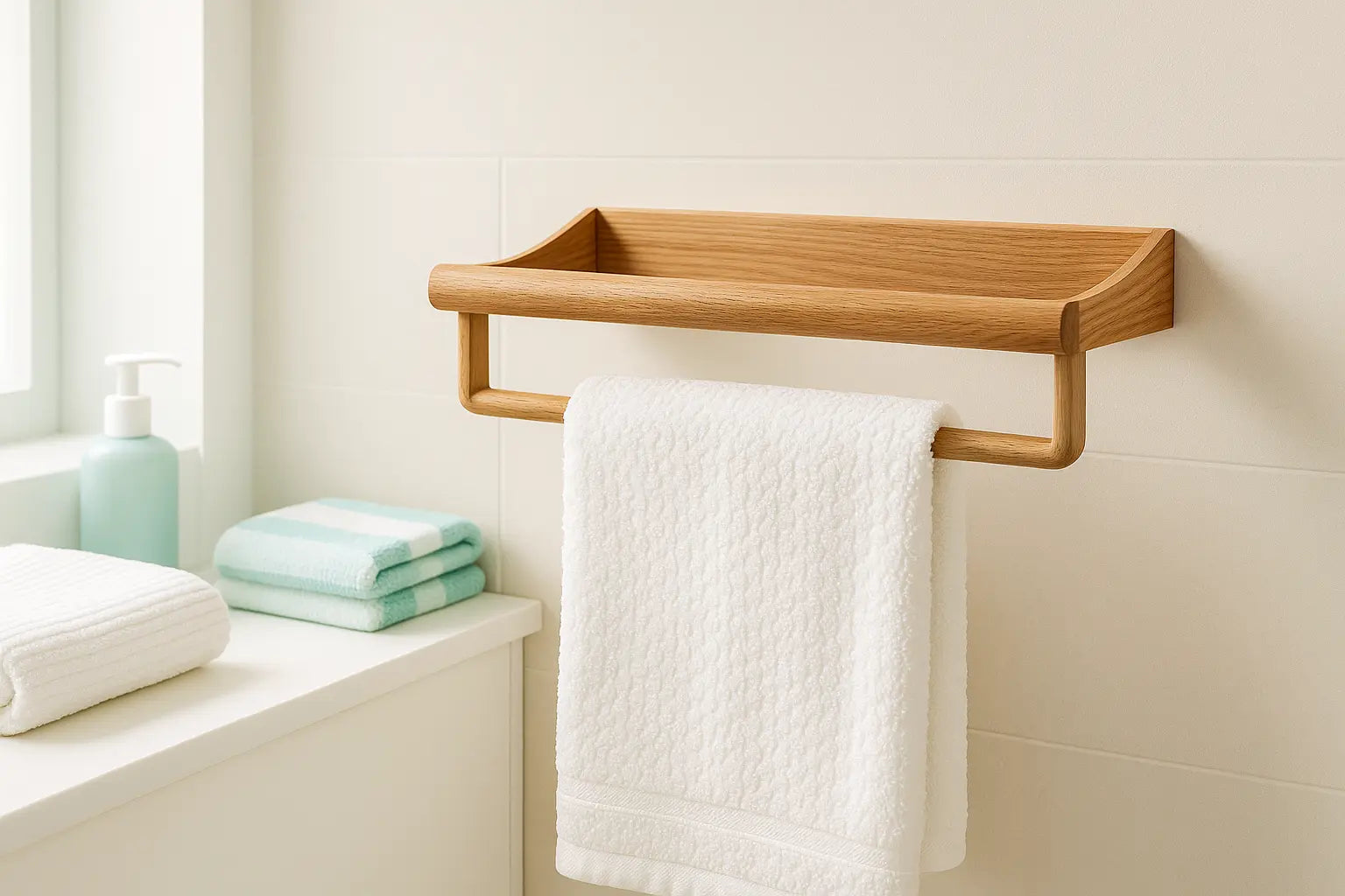Porte Serviette Bois