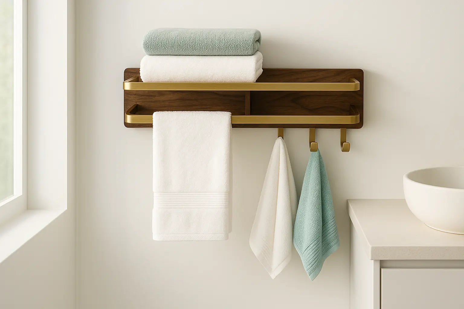 Range Serviette Salle de Bain